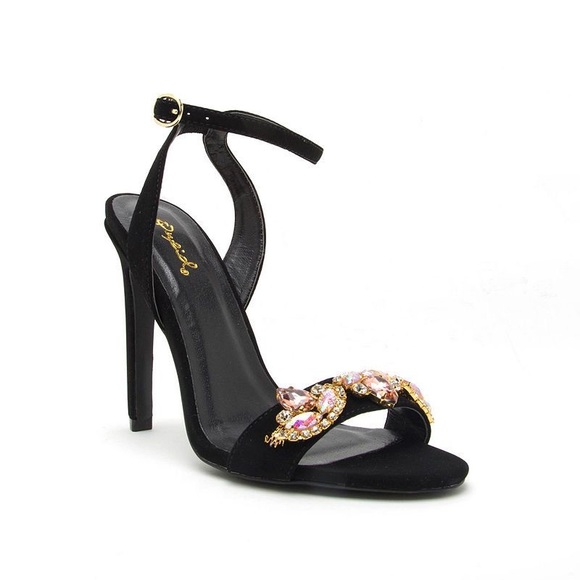 Quipid Rhinestone Embellished 4” Heels - Picture 10 of 11